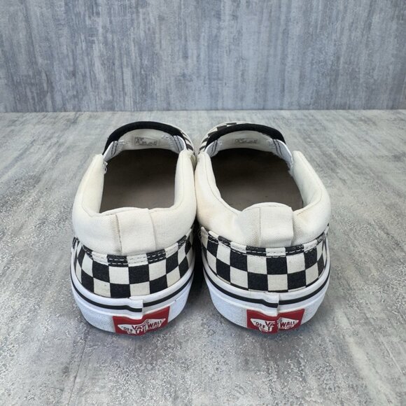 VANS Classic Slip On Shoes Black & White Checkered Youth  6 UK 5 Size - Picture 3 of 10